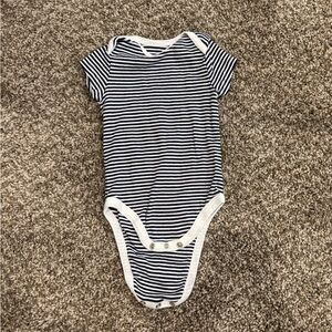 Little Me Black and White Bodysuit One Piece